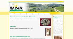 Desktop Screenshot of gefluegelhof-kaiser.de