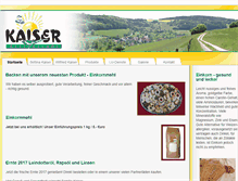Tablet Screenshot of gefluegelhof-kaiser.de